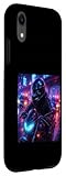 Zoom IMG-2 whale cyberpunk rider motociclista synthwave