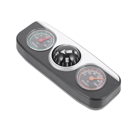 URUMAX Thermometer Altimeter for Car - Compass Navigation Direction Compass Dashcam Board