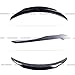 WheelX Rear Spoiler Compatible with Mercedes Benz W205 C-Class 2015-2021, Duckbill Fits for C63 C160 C180 C200 C250 C300 C400 C450 Sedan, Trunk Tail Deck Lid Wing Lip (Forged Carbon Fiber Pattern)
