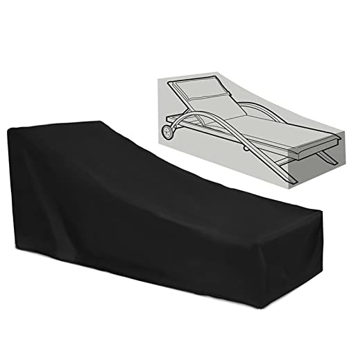 FAKEME Capa para cadeira de piscina ao ar livre de 1 peça capa impermeável para espreguiçadeira capa