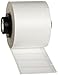 Brady PTL-29-499 TLS 2200 And TLS PC Link 1.5" Height, 0.5" Width, B-499 Nylon Cloth White Color Label (500 Per Roll)
