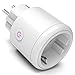 SURFOU WLAN Smart Steckdose, Mini Home WiFi Plug, Stromverbrauch Messen, Sprachsteuerung und Zeitschaltuhr, APP Fernsteuerung, Zeitplan, 2,4GHz, 16A, kompatibel mit Alexa, Google Assistant Weiß