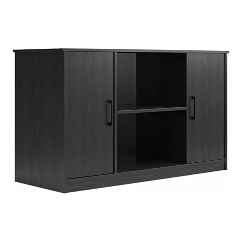 Ollie & Hutch Dory 55 Gallon Aquarium or Terrarium Tank Stand, Black Oak Cover