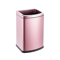 ZOCWJK Trash Bin No Cover Trash Can Household Living Room Pressure Ring Garbage Bin Creative Kitchen Stainless Steel Large Classification Waste Paper Bucket Kitchen Trash Can,C-7L