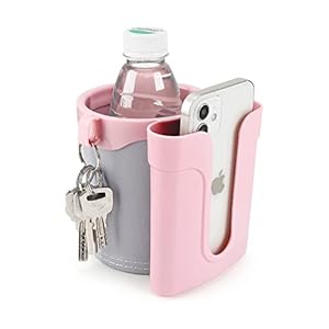 Accmor 3-in-1 Bike Cup Holder with Cell Phone Keys Holder, Accmor 3-in-1 Bike Cup Holder with Cell Phone Keys Holder,