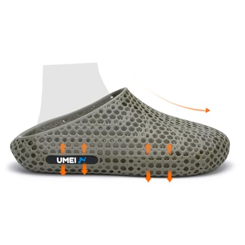 Unisex 3D Printed Slides for Men Women, Closed-Toe Slippers, Ergonomic Mellow Recovery shoes，Moonwalker Recovery Sandals for Shower, Gym, Beach & Home, Arch Support, Waterproof & Quick Dry3