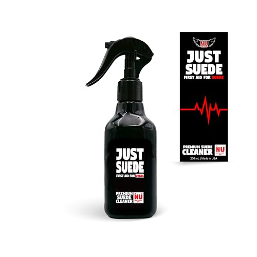 NuLife Kicks Shoe Cleaner & Conditioner for Suede, Nubuck, Leather. Easily Restore Clean and Remove Dirt, Grime, Stains. For Footwear, Shoes, & Trainers, upholstery, purses, & most delicate materials