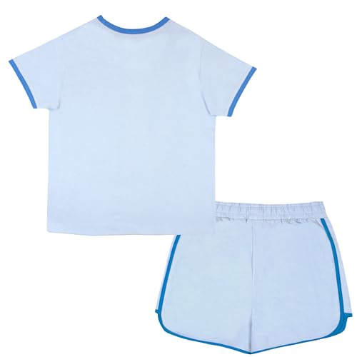 Image of Disney Princess Minnie Mouse Lilo and Stitch Girls Short Sets Shirt and Shorts Set Girl Outfits for Toddler and Kids Clothes