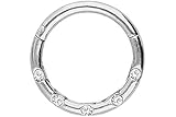 ➤ VERWENDUNG, z.B. als Septum, Nasenpiercing, Lippenpiercing, Ohrpiercing, Augenbrauenpiercing u.v.m