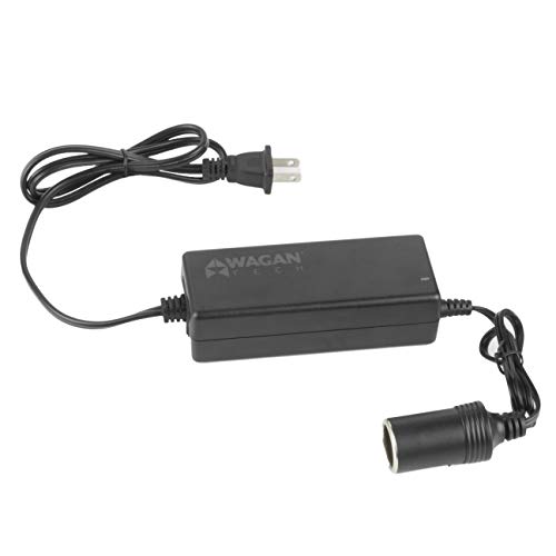 Wagan EL9903 AC to DC Power Adapter 5A 60W Power Converter 110V AC to 12V DC Cigarette Lighter Socket Adapter for 12V Car portable Fridge ETL listed