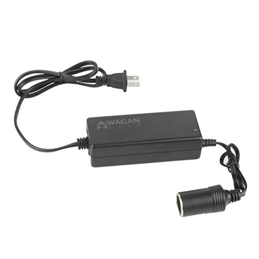 Wagan EL9903 5 Amp AC to DC Power Adapter 5A Power Converter Converts 110V AC to 12V DC Car Cigarette Lighter Socket AC 110V to DC 12V 5A 60W Power Supply Adapter Converter, UL listed