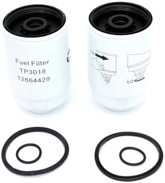 FKG - Filtros de combustible Duramax Diesel TP3018, TP3012, 12664429 ...