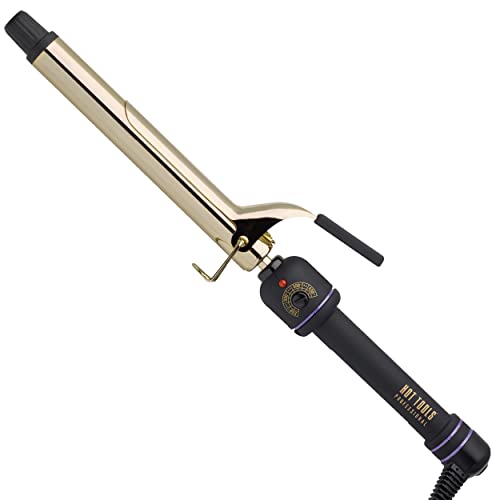 Hot Tools Pro Artist 24K Gold Extra Long Curling Iron | Long Lasting, Defined Curls (1-1/2 in)