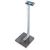 Beurer BF 1000 SuperPrecision Diagnosewaage, präzise Personenwaage zur Ganzkörperanalyse mit App, Messung des viszeralen Fettanteils, separate Darstellung einzelner Körperteile