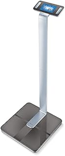 Beurer BF 1000 SuperPrecision Diagnosewaage, präzise Personenwaage zur Ganzkörperanalyse mit App, Messung des viszeralen Fettanteils, separate Darstellung einzelner Körperteile