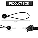 FSLPQP 50 PCS 6 Inch Heavy Duty Bungee Cords with Balls, UV Resistant Tarp Tie Down Cord Fits Shelter Camping Cargo Tent Poles