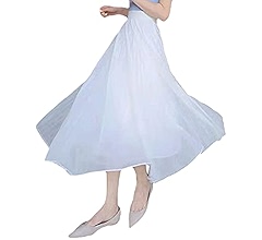 Amazon.com: Maiyifu-GJ Womens Chiffon Pleated Midi Skirts