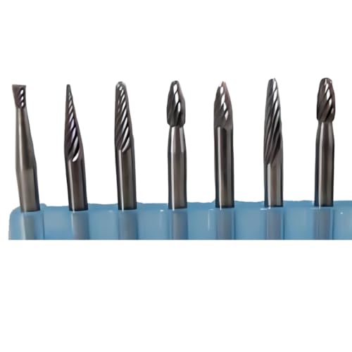 Set de Fresas de Carburo - Doble Corte, 12 Piezas miniatura 1