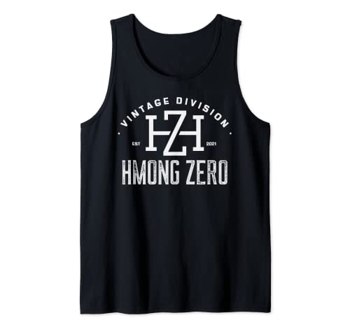 HZ Hmong Zero - Camiseta vintage Hmoob Camiseta sin Mangas
