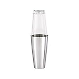  Boston Shaker A/Verre A Melanger Inox Argente\'