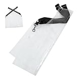 MOTHNUR Wasserdichte Transparente Tpu schürze mit Verstellbaren Kreuzträgern und Tasche Wasserabweisende Schutzschürze für Friseure Maler Küchen und Babygeschäfte Leicht zu Reinigen und