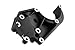 Holley 20-141BK LS High-Mount A/C Accessory Drive Kit - Includes SD508 A/C Compressor, Tensioner, & Pulleys- Black Finish