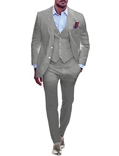 Costume trois pièces pour hommes à deux boutons idéal pour le bureau et les mariages