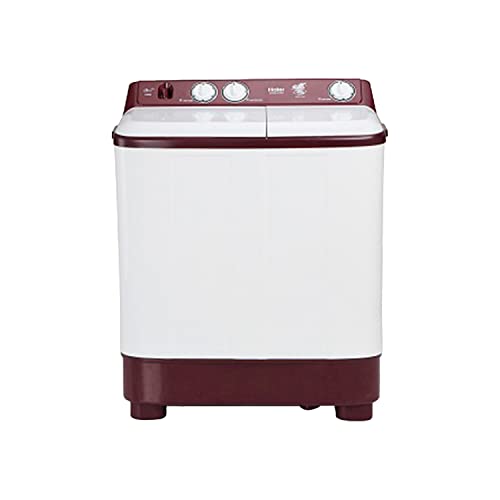 Image of Haier 7 Kg 5 Star Rating Semi Automatic Top load Washing Machine (HTW70-1187BON, White)