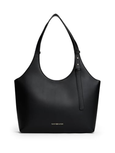TOMMY HILFIGER TH LOGO TOTE Women Black OS