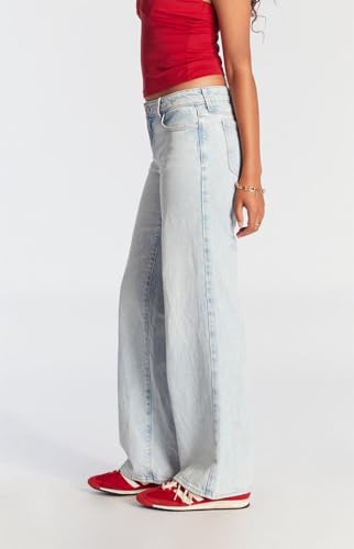 PacSun Women's Zoe Low Rise Girlfriend Jeans Light Indigo3