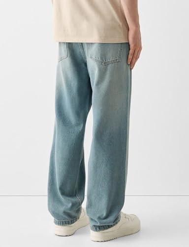 Kinghua Mens Baggy Jeans Casual Loose Fit Wide Leg Hip Hop Skater Y2k Denim Pants3