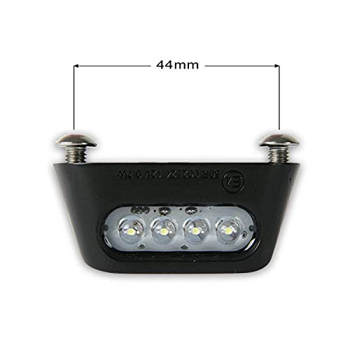 Luce targa LED OMOLOGATA in alluminio