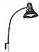 Electrix 7290 LED-R 22" Reach Gooseneck Led Work Light with L Bracket, 5" x 6" x 16", Black