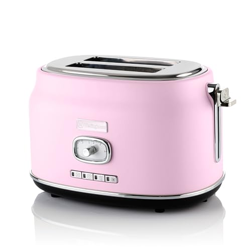 Tostadora Westinghouse Retro - 2 ranuras - Ranuras extraanchas - Rejilla para mantener el calor -...