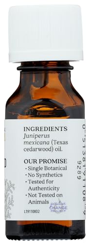 Aceite Esencial de Cedro Aura Cacia, 0.5 onzas miniatura 7
