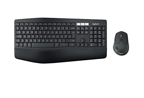 MK850 Kit Tastiera e Mouse, Layout Inglese UK Qwerty, Nero - Tastiera gaming - Immagine 5