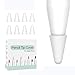 Punta di Ricambio Apple Pencil,8 Tappi per Pennini di Pencil in Silicone Compatibile con Pencil 1a e 2a Generazione Parti e Accessori Delle Stilo