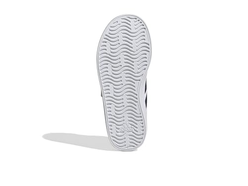 Image of adidas Kids' VL Court 3.0 Elastic Lace & Strap Shoe