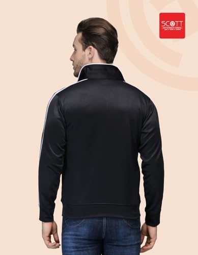 Image of Scott International Jackets for Men | Winter wear | Men's Polyester Full Sleeve Zip with Pocket | Men Jackets