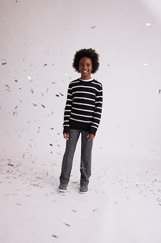 Image of The Children's Place Boys Long Sleeve Crew Neck Pullover Sweater