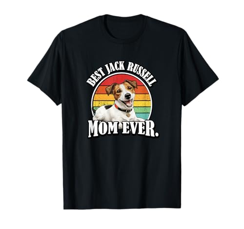 JRT Dog Lover Retro Vintage Jack Russell Mom T-Shirt