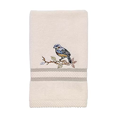 Avanti Linens - 3Pc Towel Set, Soft & Absorbent Cotton Towels (Love Nest Collection, Ivory) #TOP3