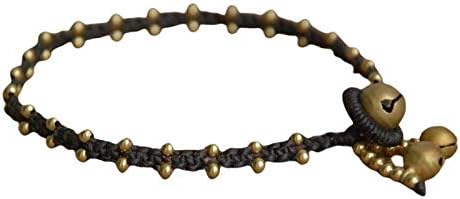GenericCute Bohemian Anklet, Anklet Gift, Brass Beads Ankle Bracelet, Boho Bell Anklet, Ankle Bracelet, Bohemian Jewelry, Gypsy Jewelry, Birthday Gift