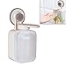 Produktbild Schneespitze Seifenspender,Saugnapf Seifenspender Wandmontierte, Saugnapf,Seifenschale für Häuser, Hotels, Restaurants, Waschbecken, Badezimmer