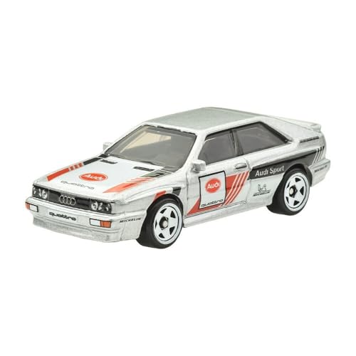 Hot Wheels Audi Quattro Diecast 1:64 Silver miniatura 2