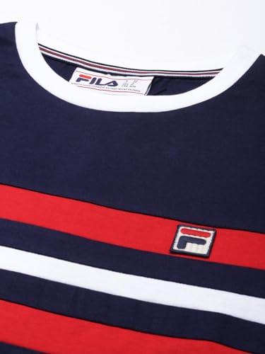 Image of Fila Men's Solid Regular Fit T-Shirt
