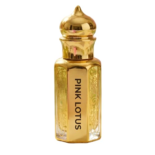 Image of Pink Lotus Attar Perfume Oil | Long Lasting Alcohol-Free Fragrance | Premium Oud Ittar for Men & Women | Daily Wear & Special Occasion | 12ml