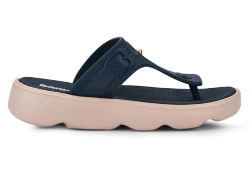 Image of ACTION Women's Thong Flip-Flops | Comfortable, Stylish Footwear for Everyday Use | Lightweight, Cushioned Footbed, Non-Slip Sole | Perfect for Summer, Beach, and Casual Wear