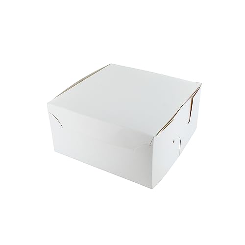 Culpitt Bakery Box, 6" x 6", White Folding Box for Cake Cookies, Sandwiches, Cake Slices, Pastries, Take Aways, And Soaps - Image 3