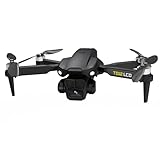 Toladrone Drone pieghevole con fotocamera con trasmissione dello schermo LCD, droni motore senza spazzole per adulti, TD12LCD